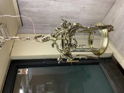 Farol de latón de principios de siglo XX